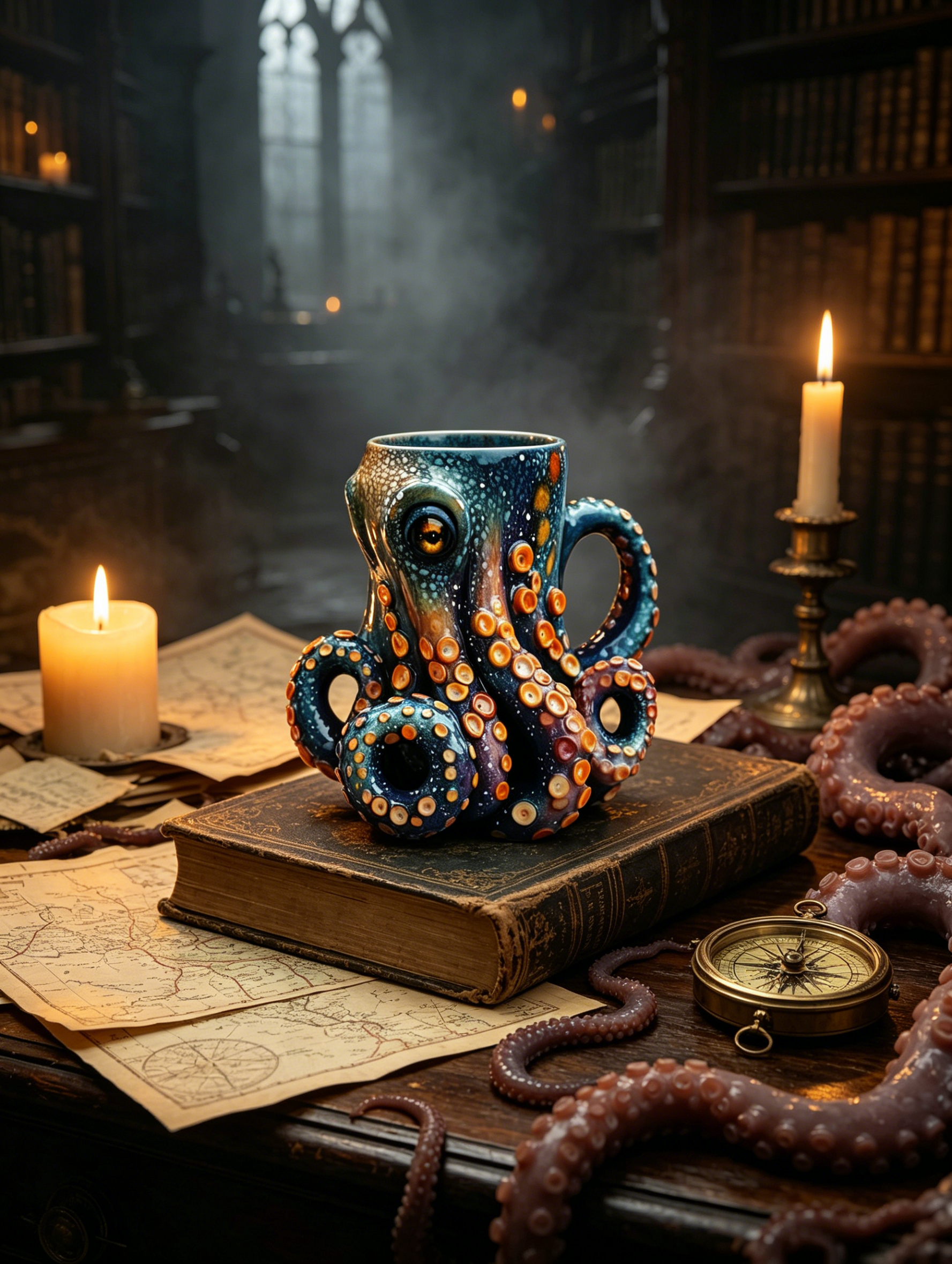 Cthulhu-Inspired Pirate Mug -- 🔥🔥Buy 2 Free Shipping