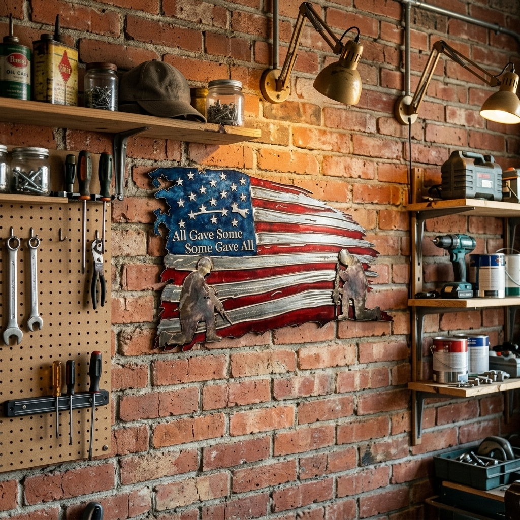 Land of the Free Patriotic Wall Art Collection -- Buy 2 Free Shipping