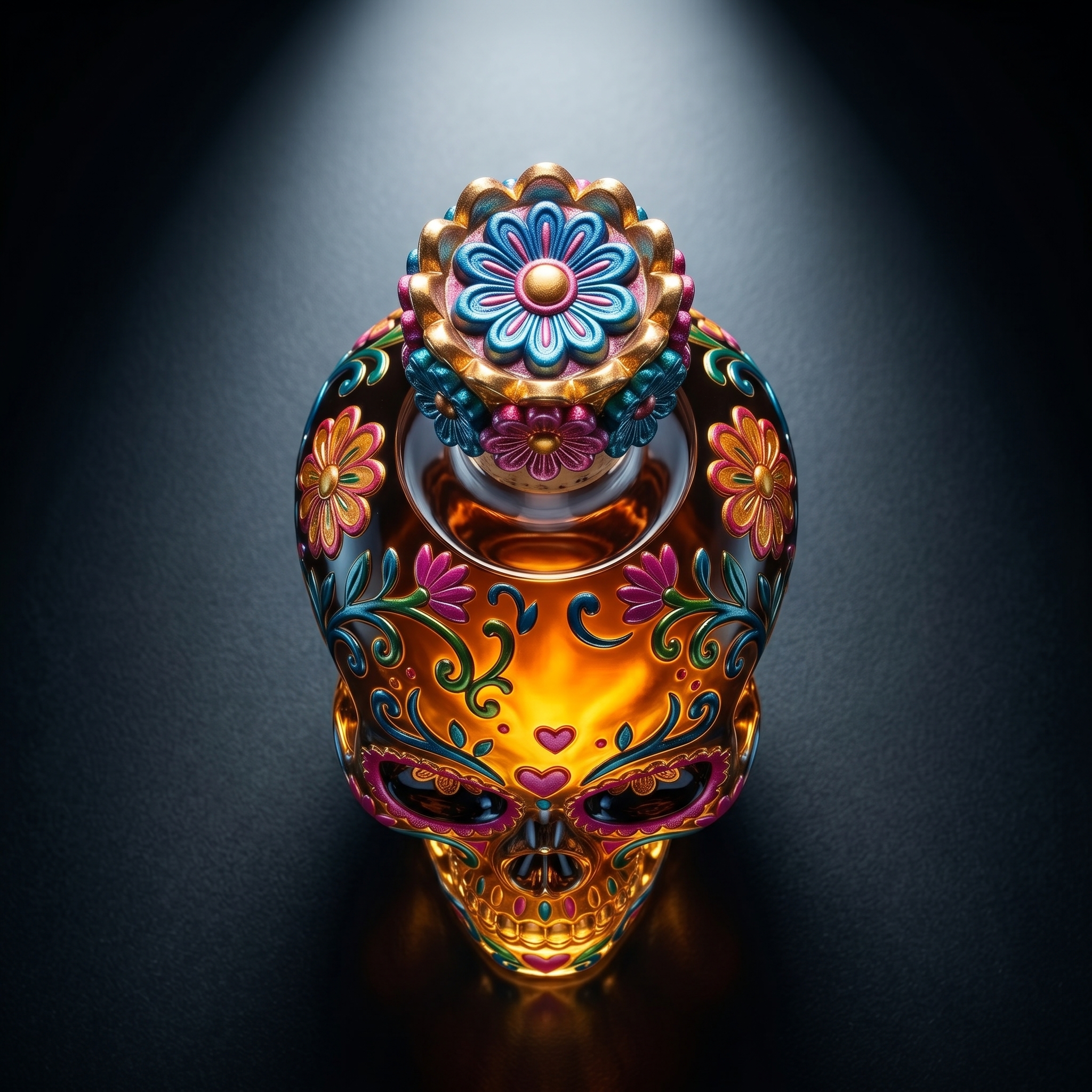 🔥🍷Limited edition Day of the Dead tequila bottle🎁 -- Free Shipping Over $39📦