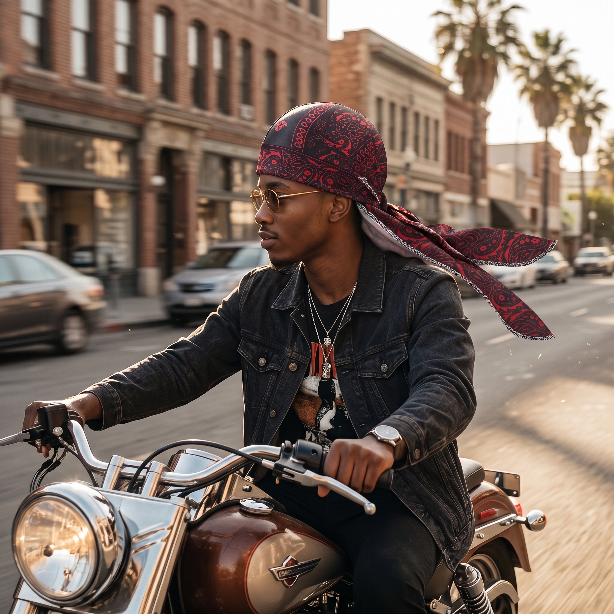 Paisley Cooling Headscarf Cap