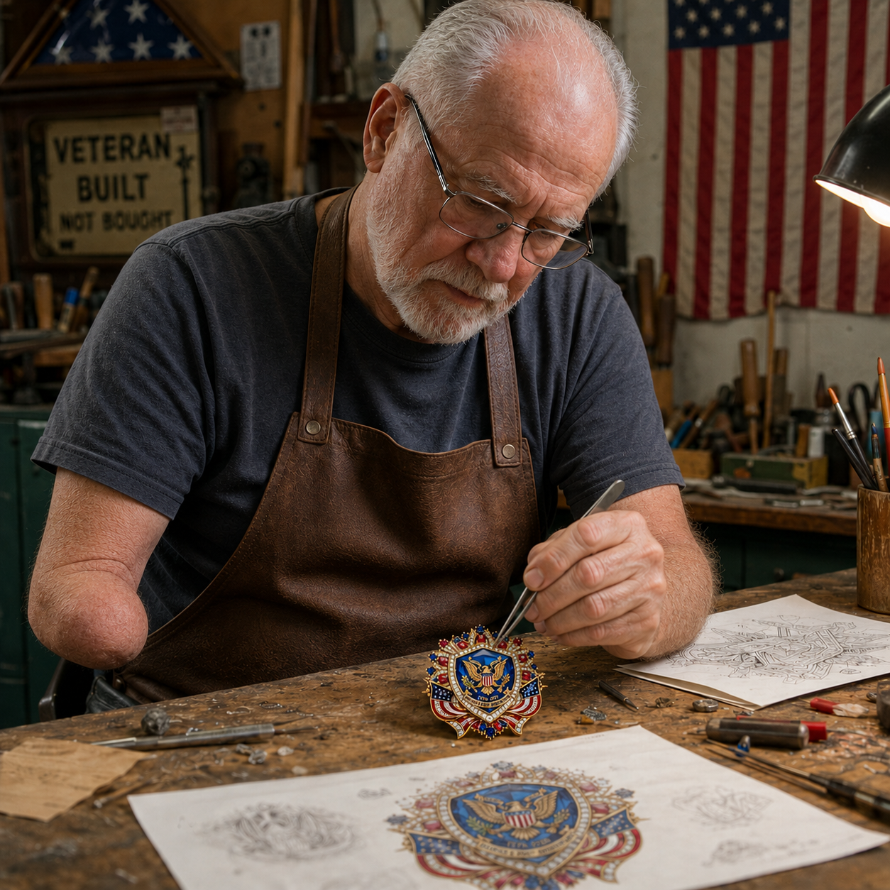 America’s 250th Anniversary Eagle Brooch