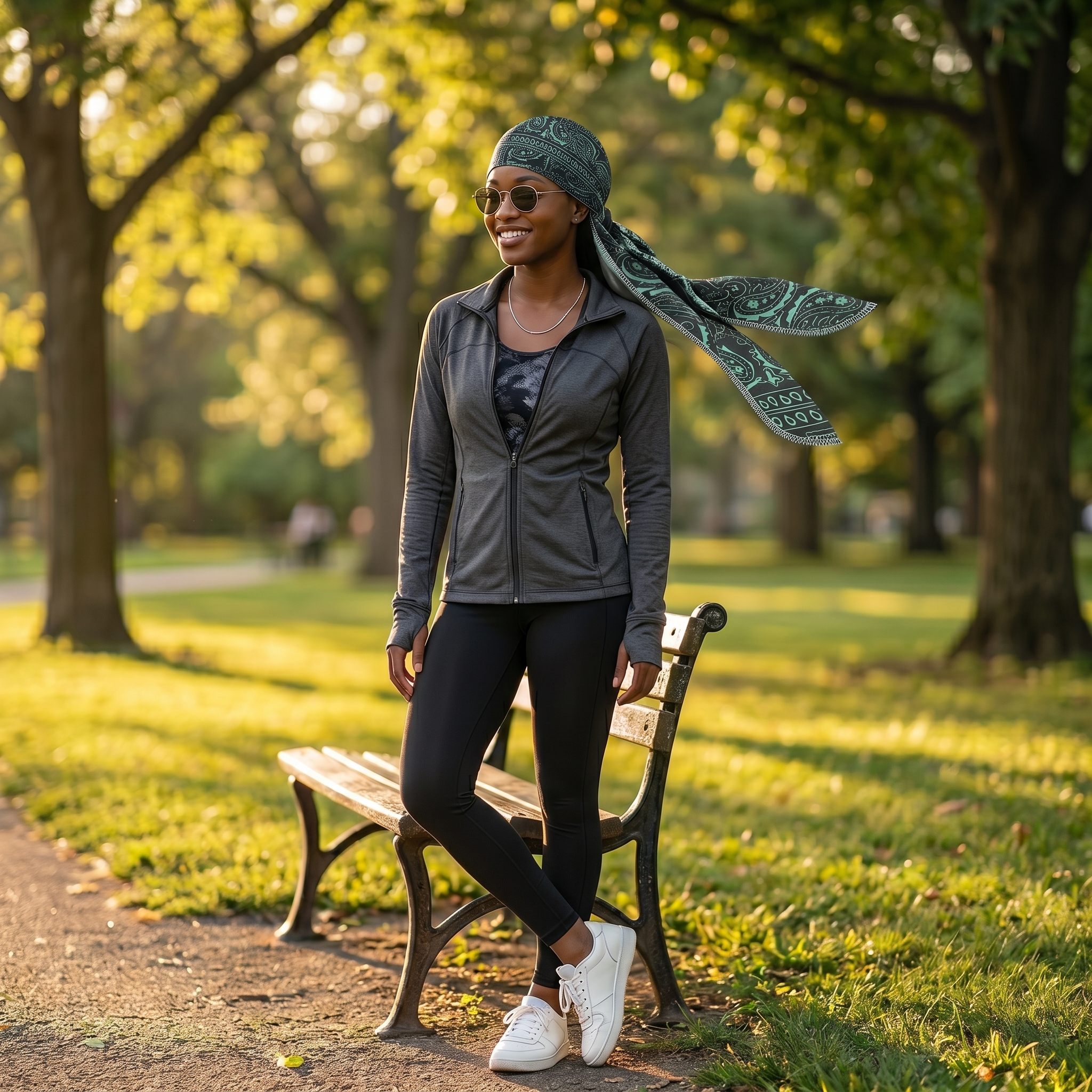 Paisley Cooling Headscarf Cap
