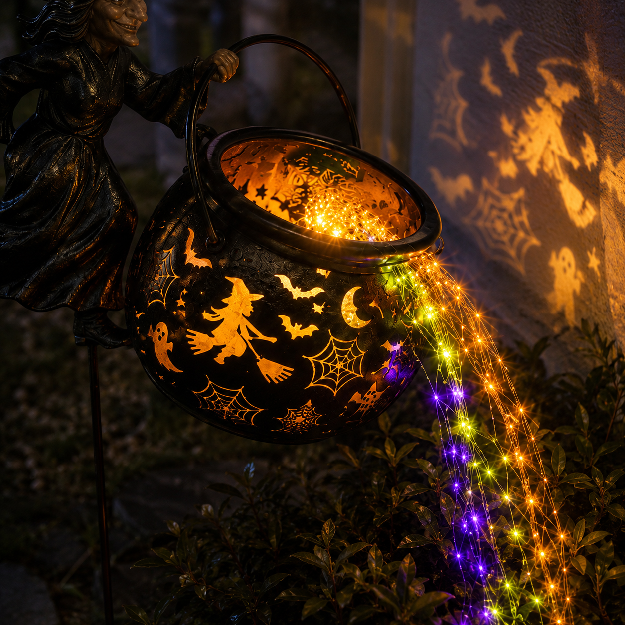 Halloween Witch Cauldron Garden Light🧙‍♀️