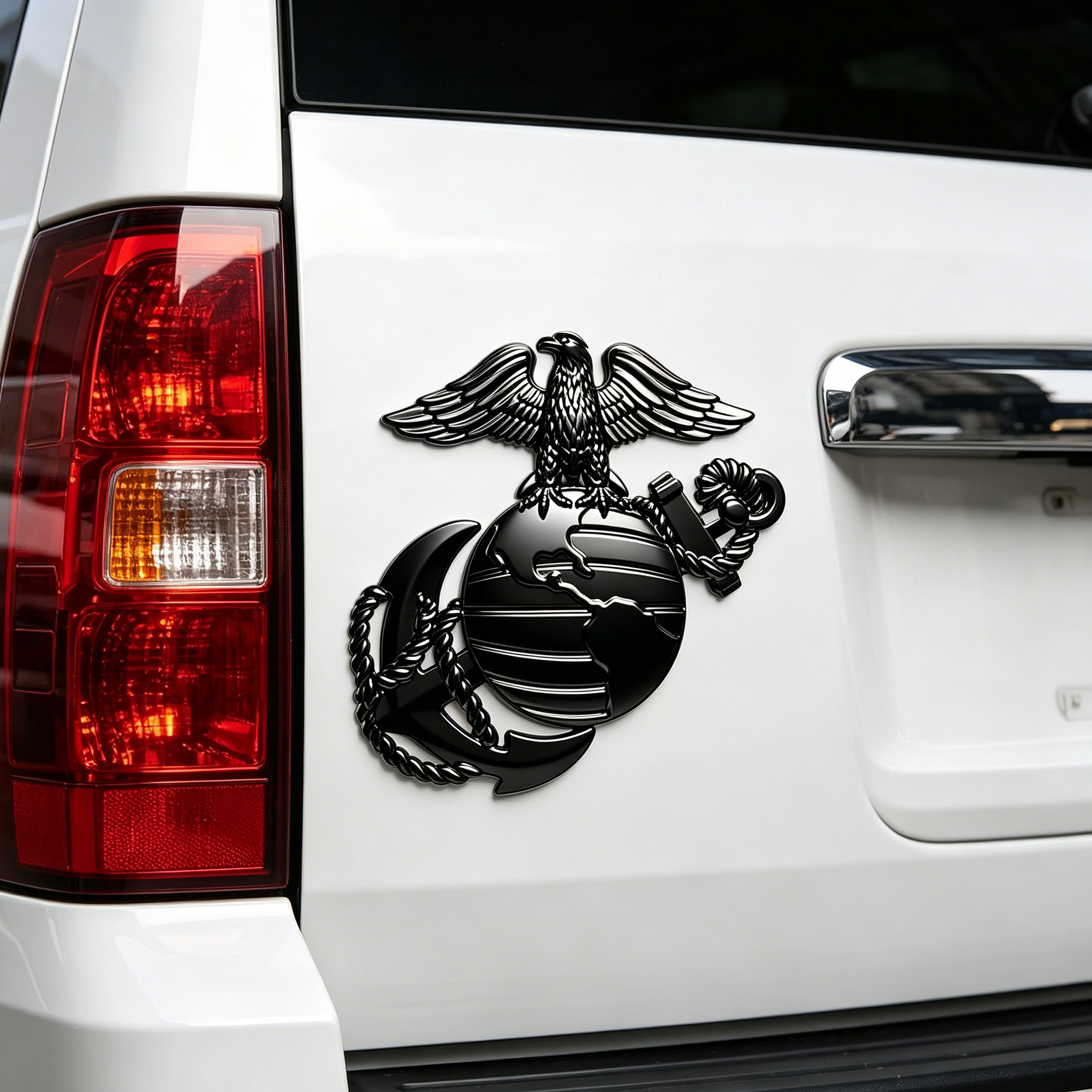 250th Anniversary U.S. Marine Corps Metal Cars Emblem