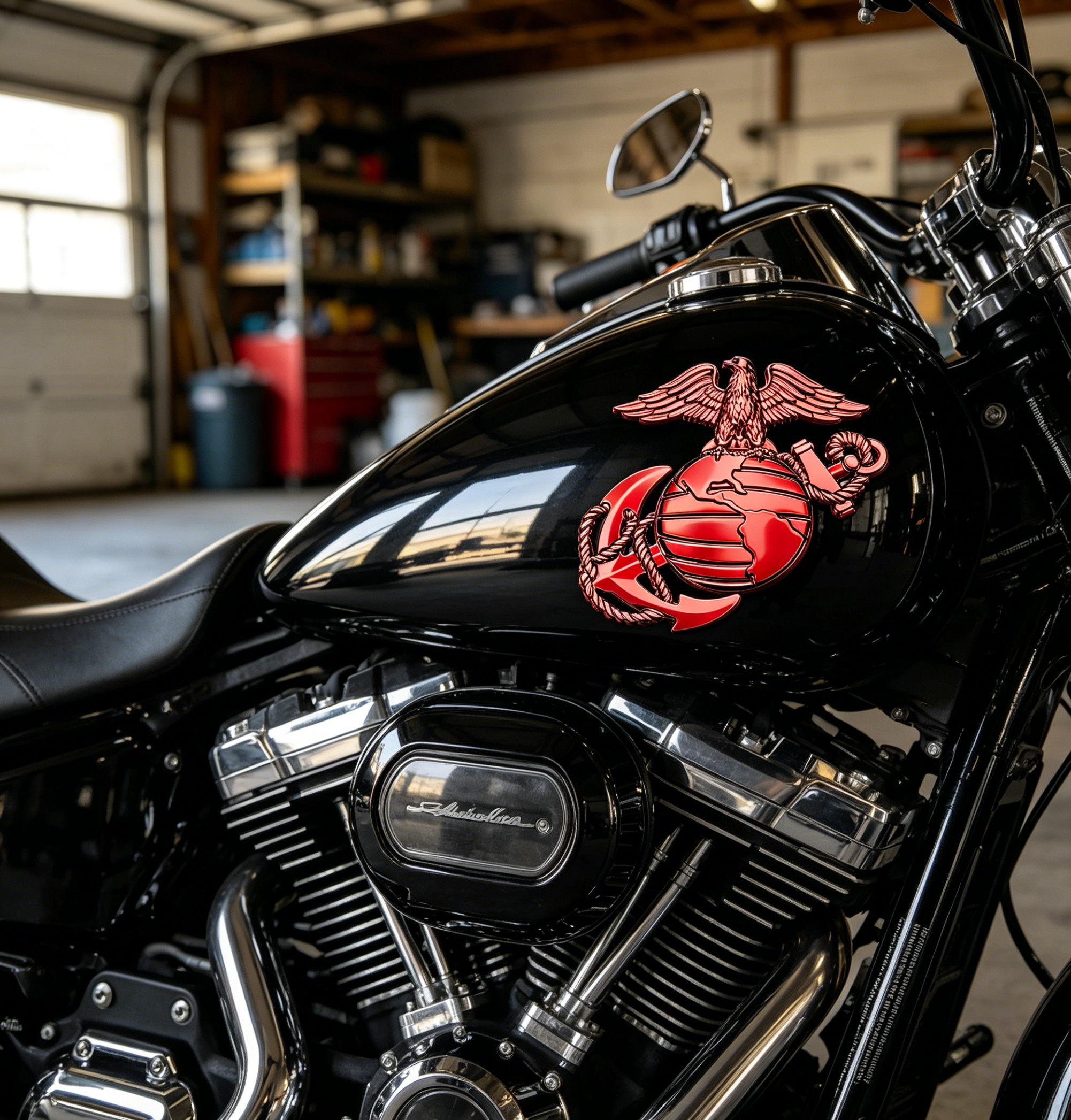 250th Anniversary U.S. Marine Corps Metal Cars Emblem