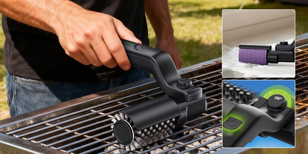 7 Reasons This Electric Grill Brush Is Selling Out Faster Than Traeger Pellets This Spring