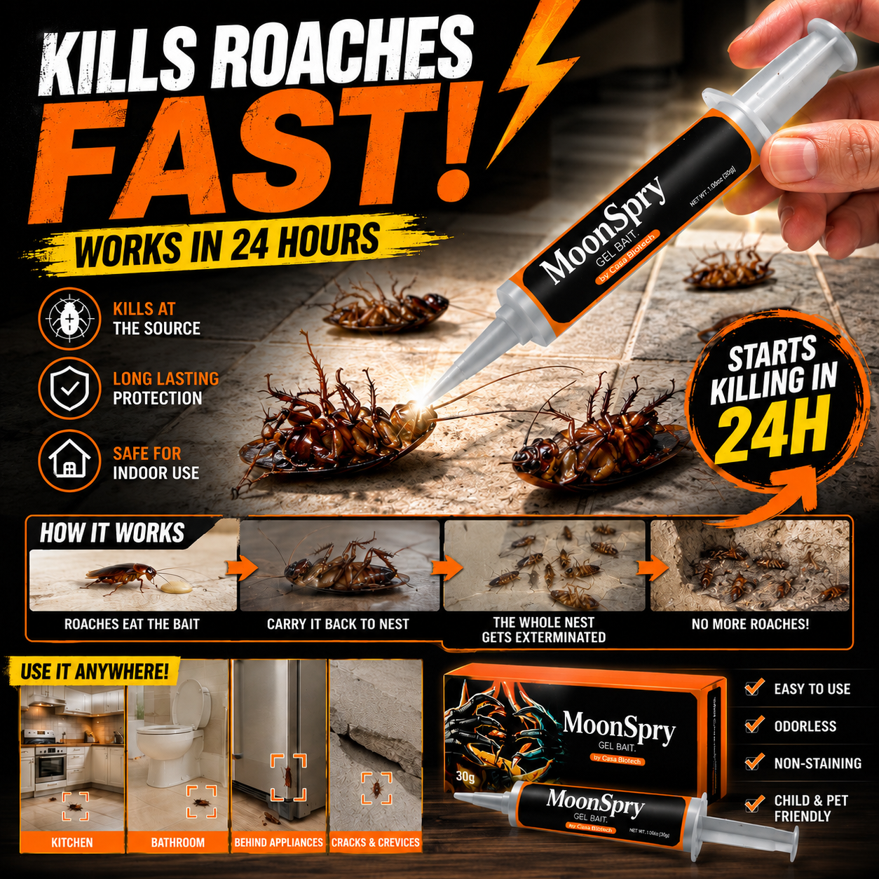 MoonSpry Gel Bait (New Upgraded Formula) --🔥🔥Free Shipping Over $39