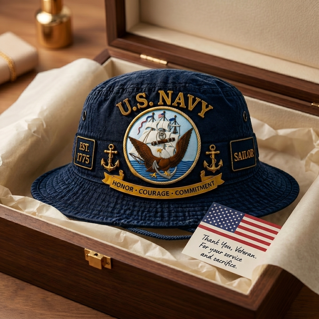 U.S. Navy Veteran Boonie Hat — A Sailor Once, A Sailor Always