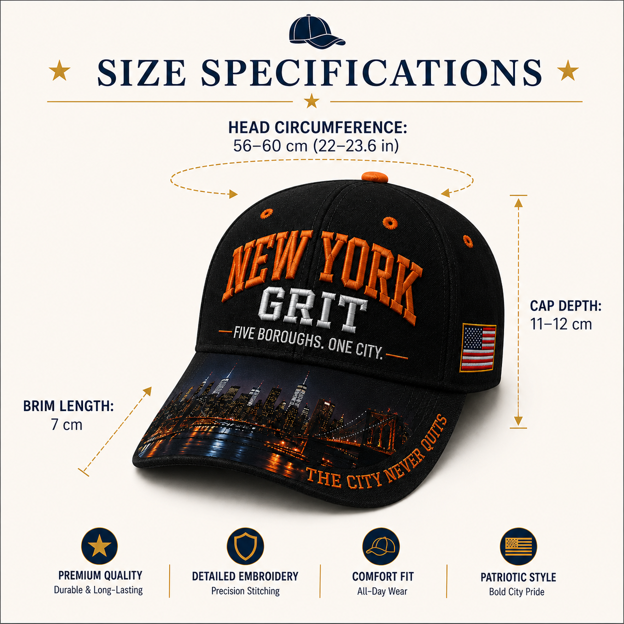 New York Grit City Pride Cap
