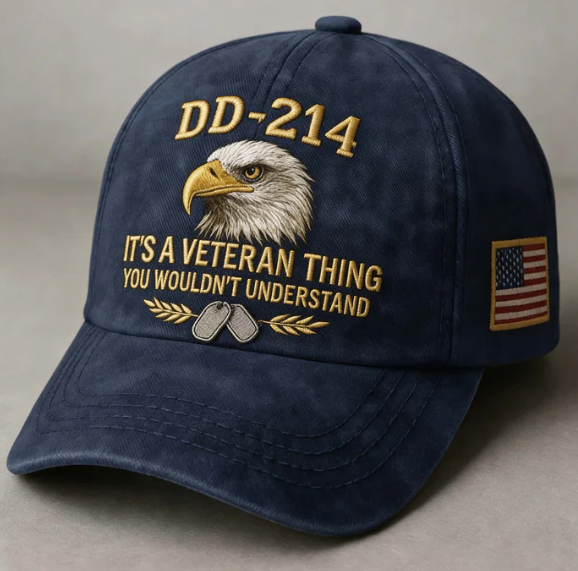 DD-214 Veteran Hat -It's a veteran thing - Embroidered Edition