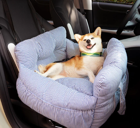 Portable Leisure Outing Pet Booster Dog Car Seat Bed