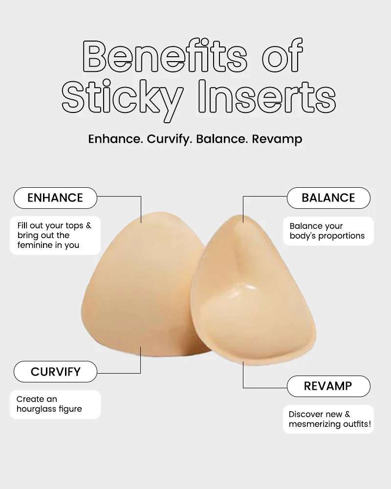 Instant Boost Breast Lift Sticky Insert Pads(2 Pairs) --🔥Free Shipping Over $39