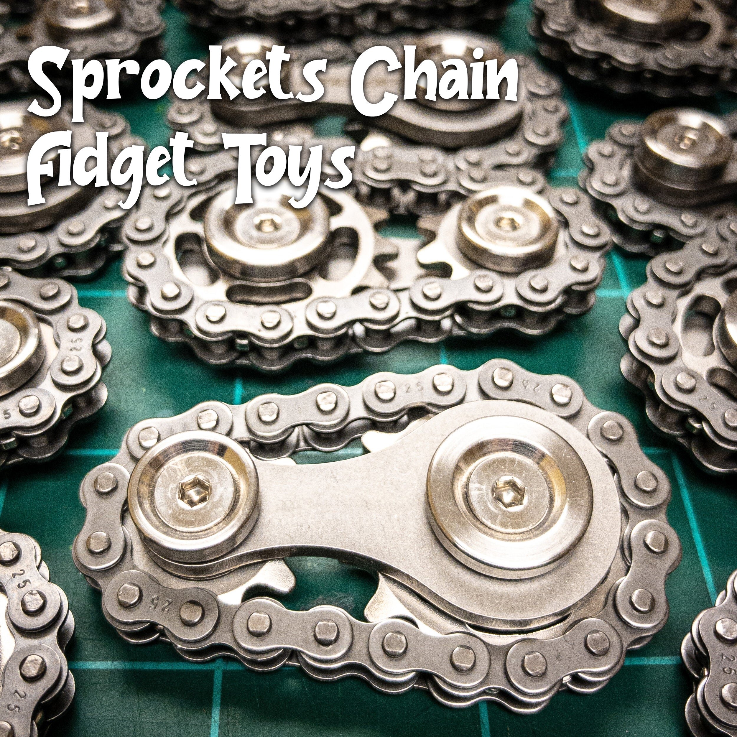 🔥Last Day Clearance Sale - 50% OFF🎄Sprockets Bicycle Chain Fidget Spinner Toys-Buy 2 Free Shipping