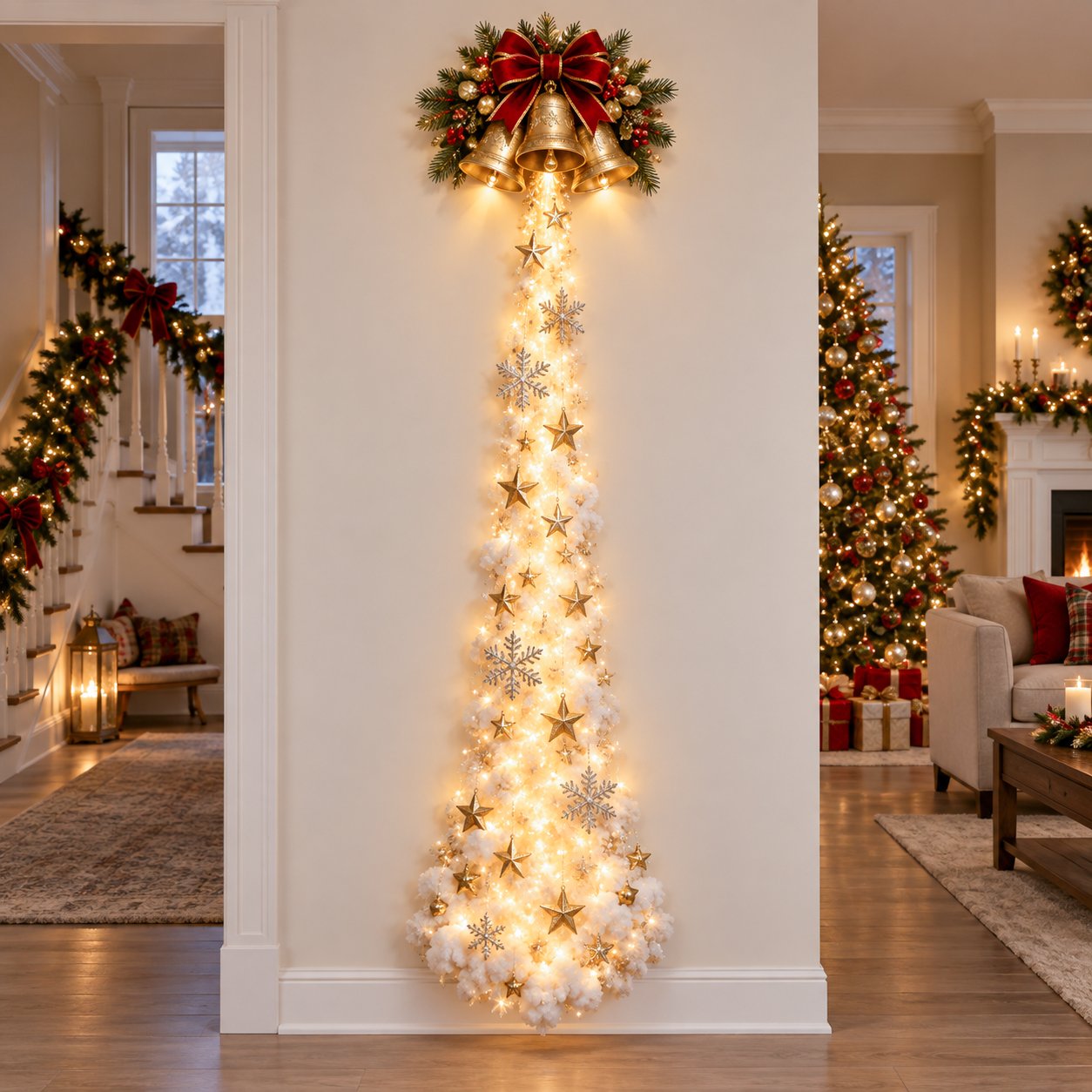 ✨Weihnachtszauber-Wandbeleuchtung – Ein Hauch von Weihnachtsmagie direkt an Ihrer Wand✨