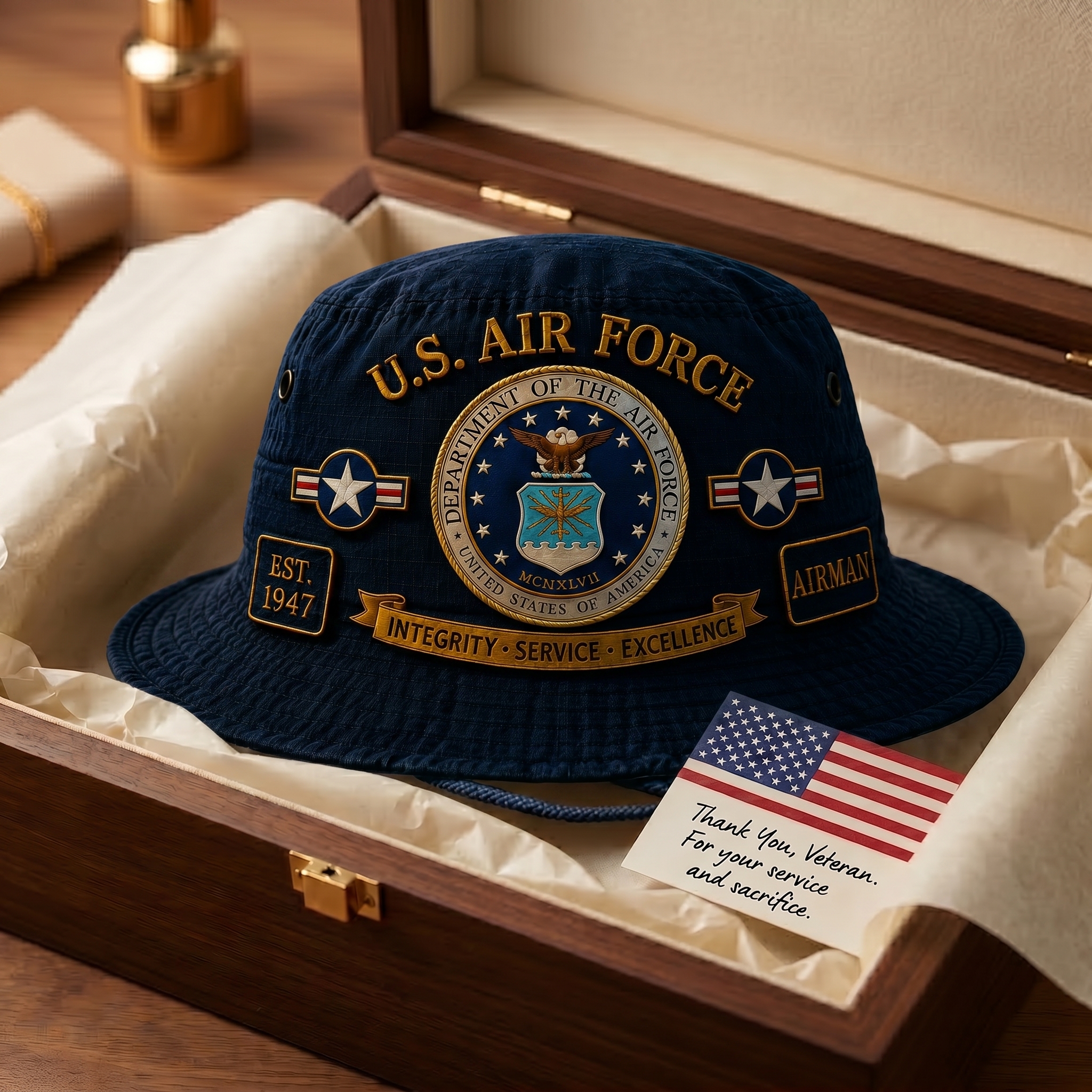 U.S. Air Force Veteran Boonie Hat — Built For Those Who Served