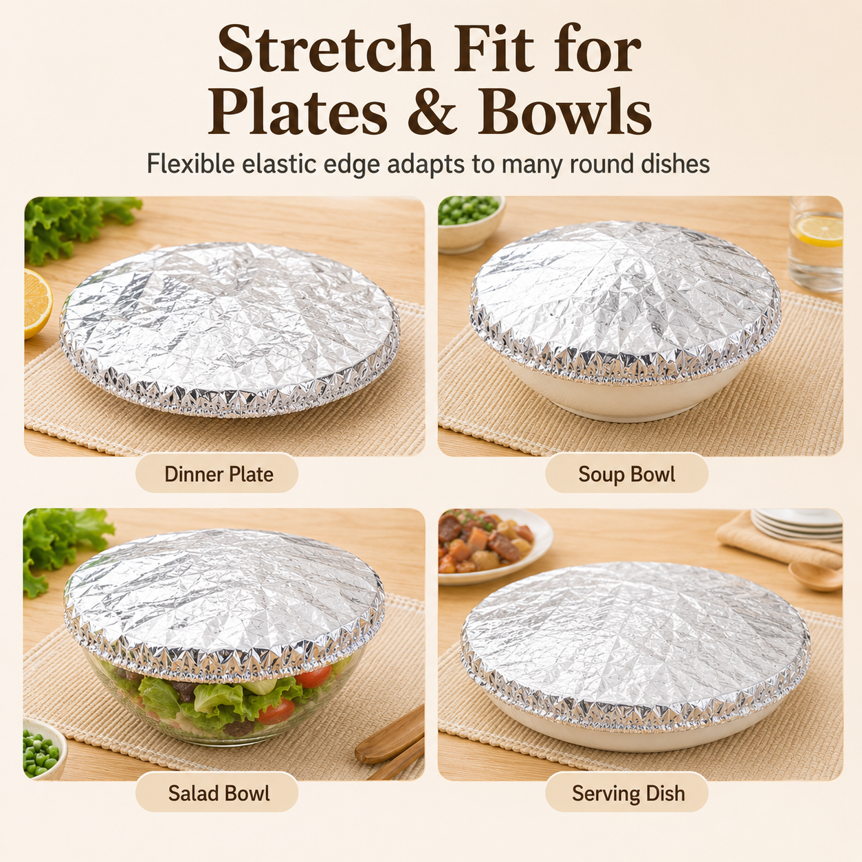 Reusable Insulated Dish Covers