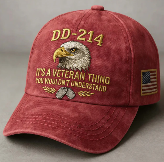 DD-214 Veteran Hat -It's a veteran thing - Embroidered Edition