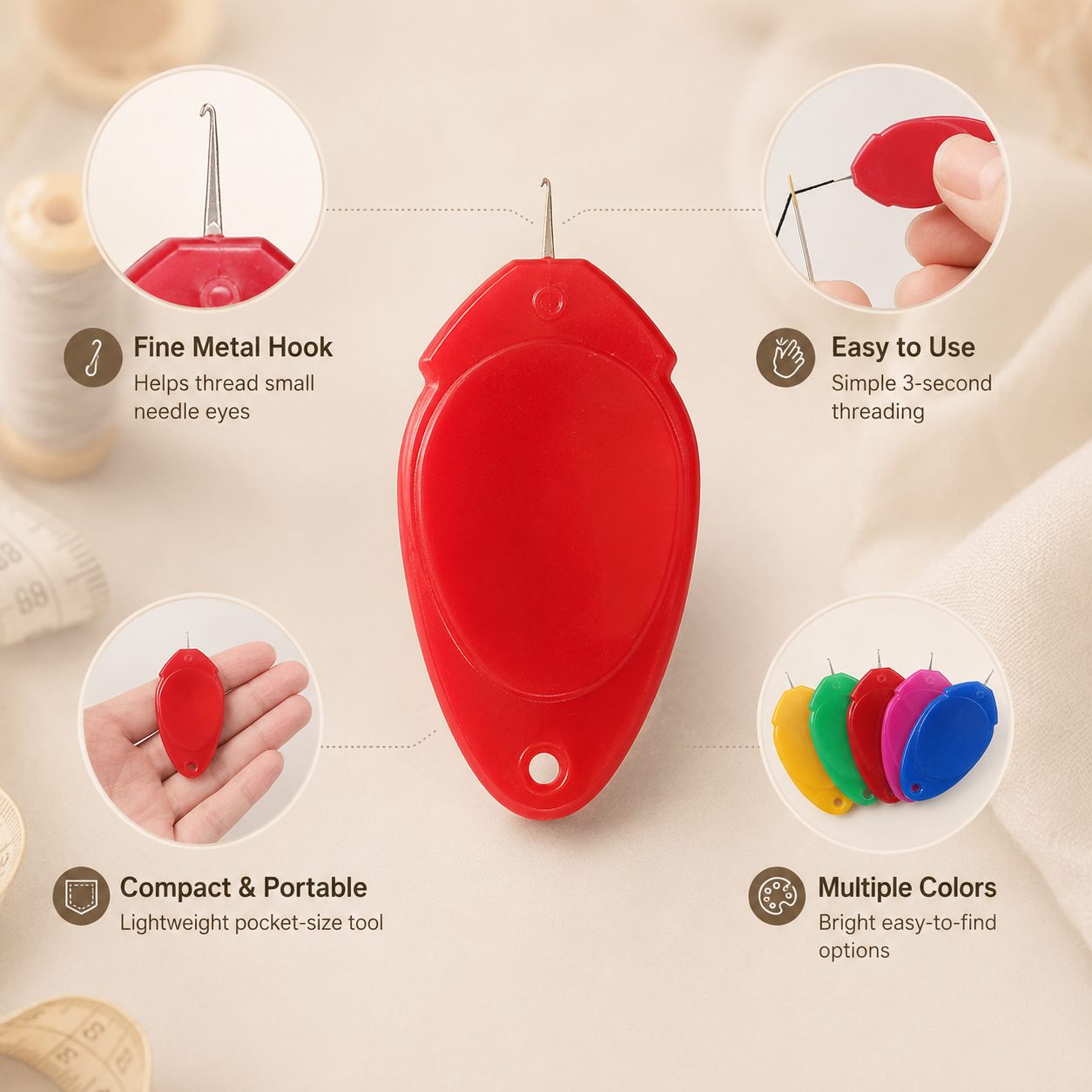 🔥Last Day 49% OFF - Easy Hook Needle Threader