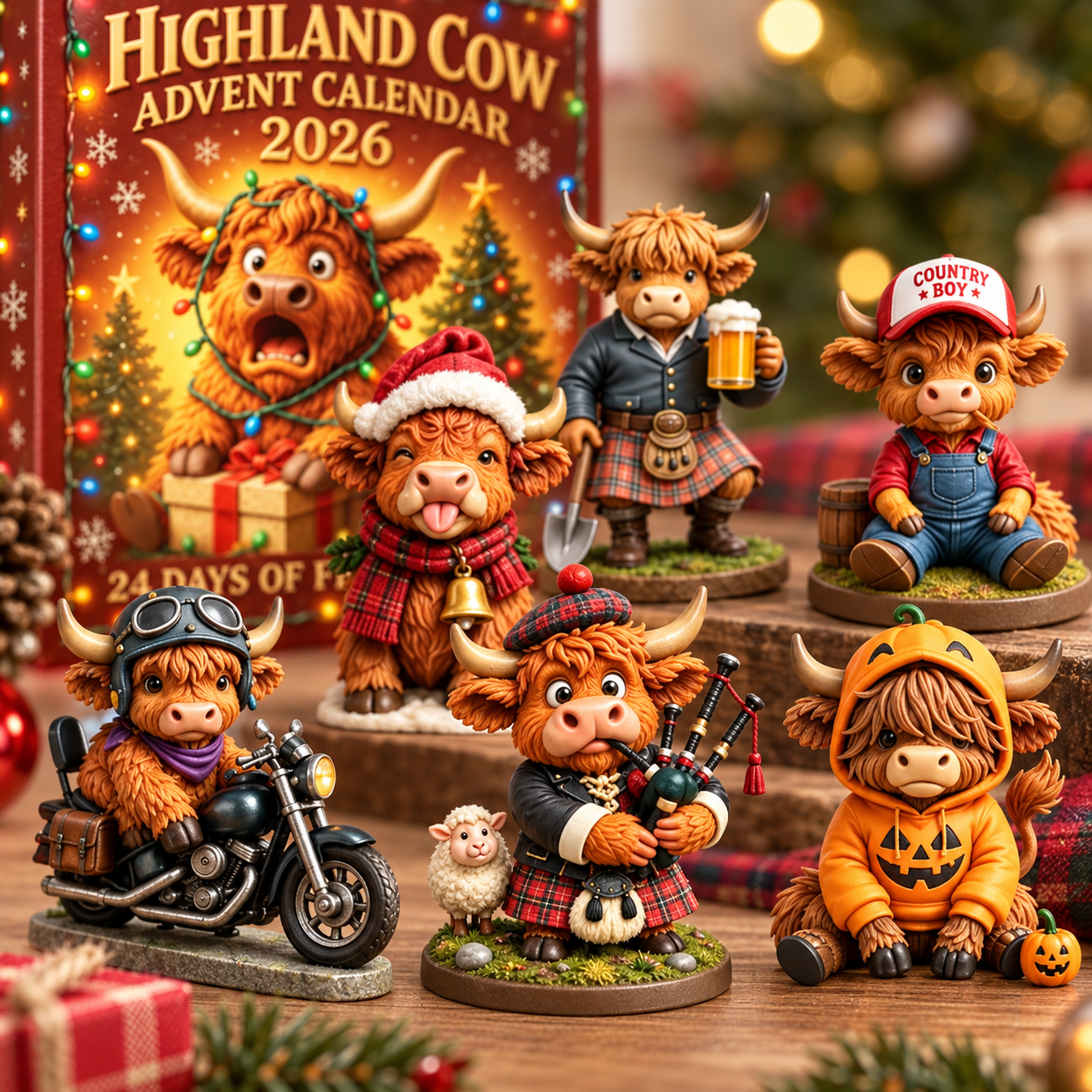 🎄🐮Highland Cow Advent Calendar 2026