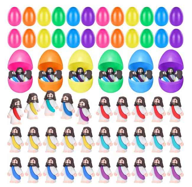 Christian Easter Surprise Eggs: Pre‑Filled Eggs with Mini Jesus Figures – Share Hope & Faith This Spring