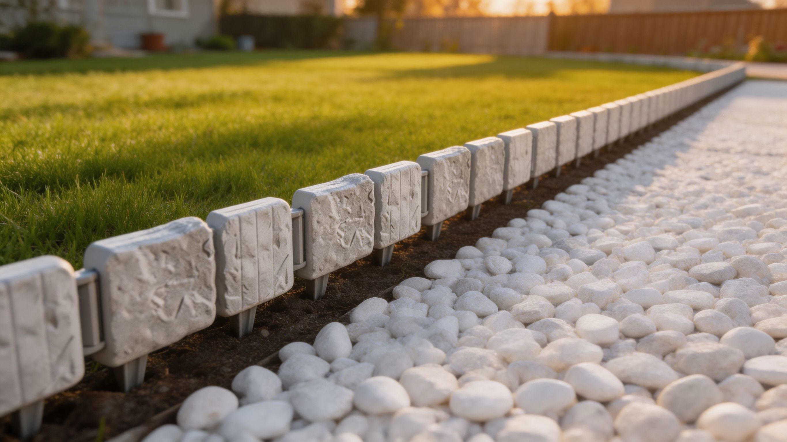 Stop Fighting Messy Garden Edges. Get the "Luxury Stone" Look in Minutes! 🧱 -- Buy 2 Free Shipping🔥🔥