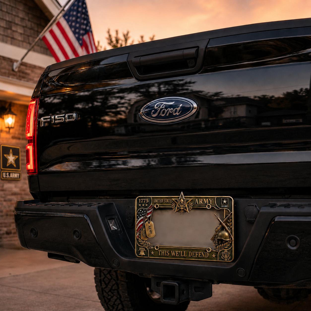 U.S. Army "This We'll Defend" License Plate Frame