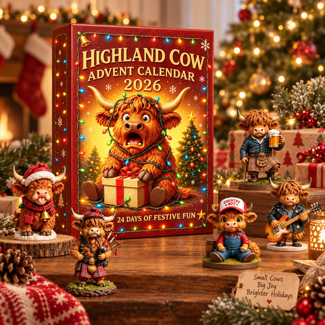 🎄🐮Highland Cow Advent Calendar 2026