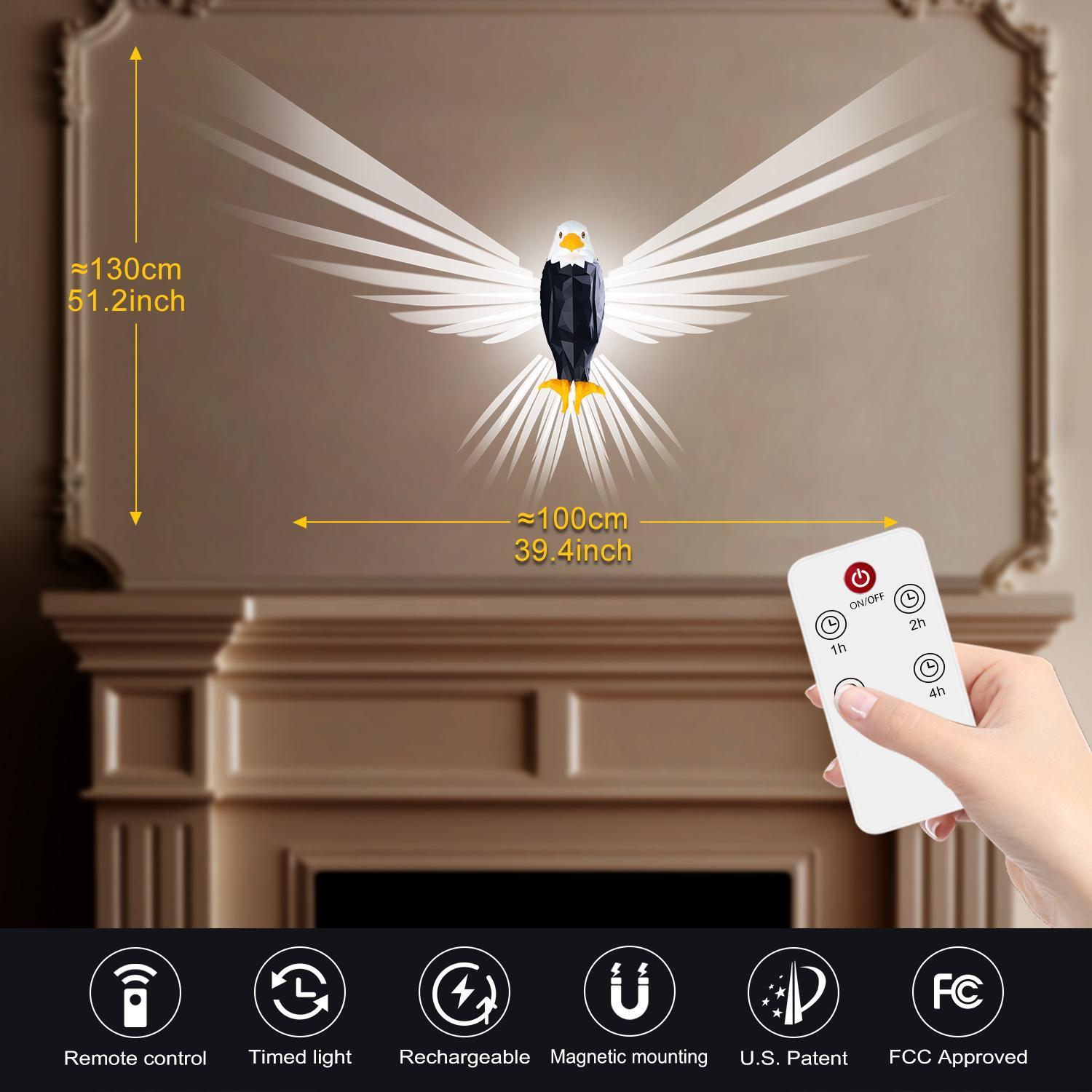 🎁Last Day Promotion 49% OFF🔥 Eagle Wall Light LED Magnetic Night