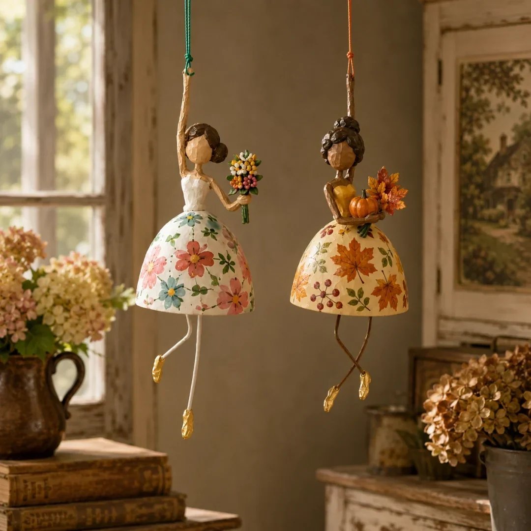 💃✨ Dancing Lady Hanging Ornament – Whimsical Decor for Home & Garden 🌸