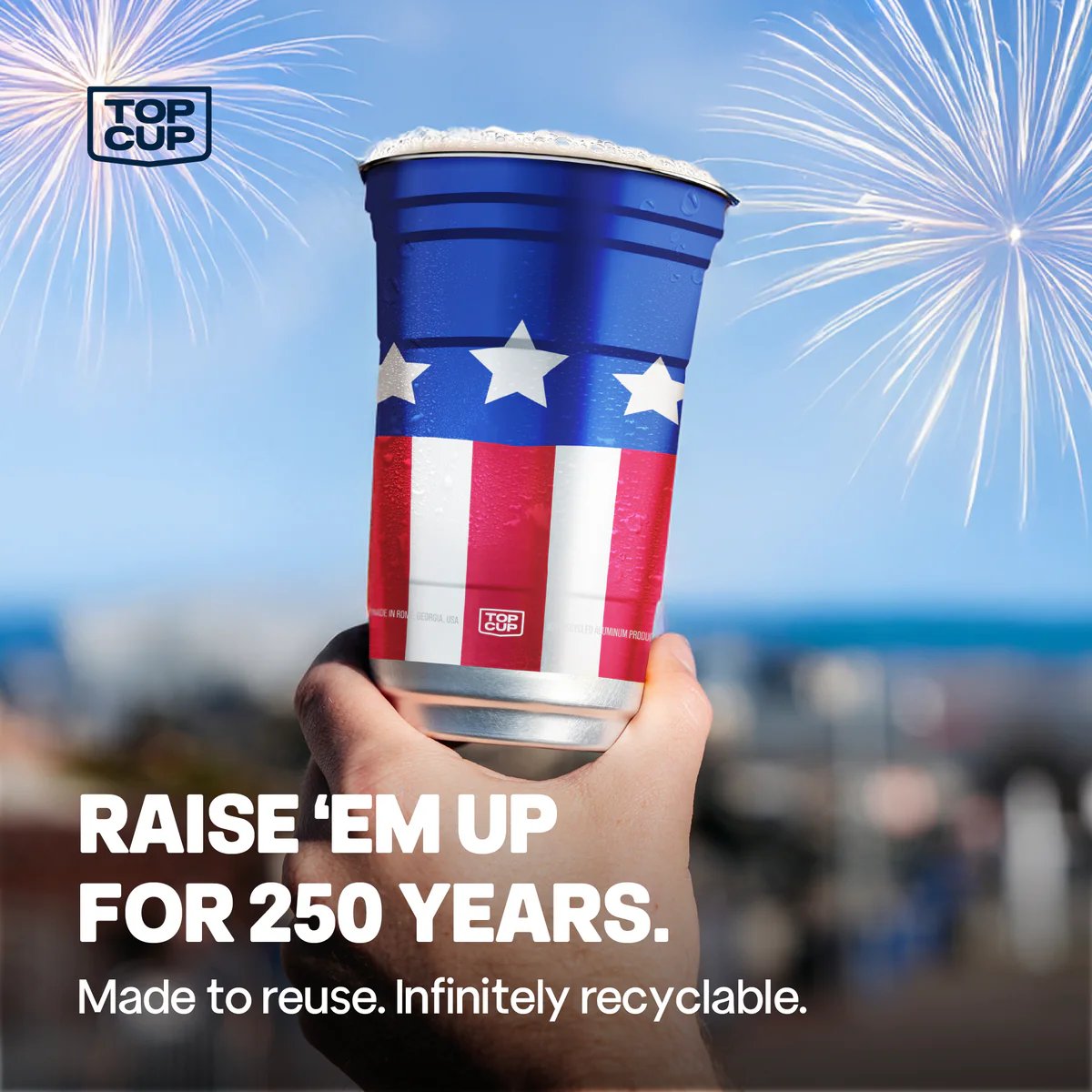 🇺🇸 America Only Turns 250 Once 🔥🔥Celebrate The Moment With America 250 Aluminum Cups