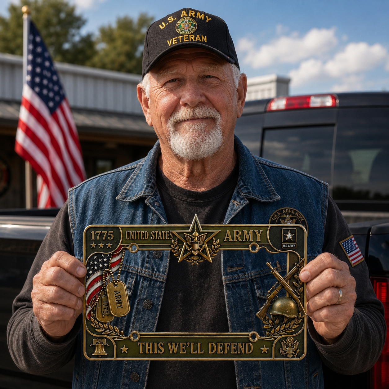 U.S. Army "This We'll Defend" License Plate Frame