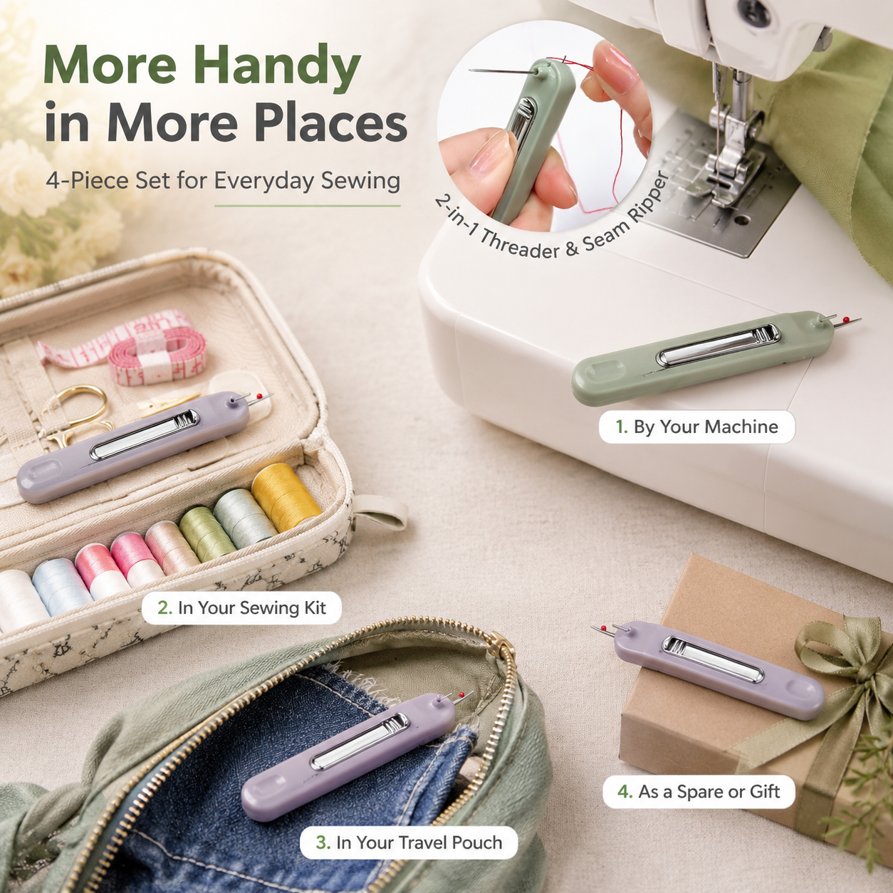 🔥 Last Day 49% OFF - 2-in-1 Needle Threader
