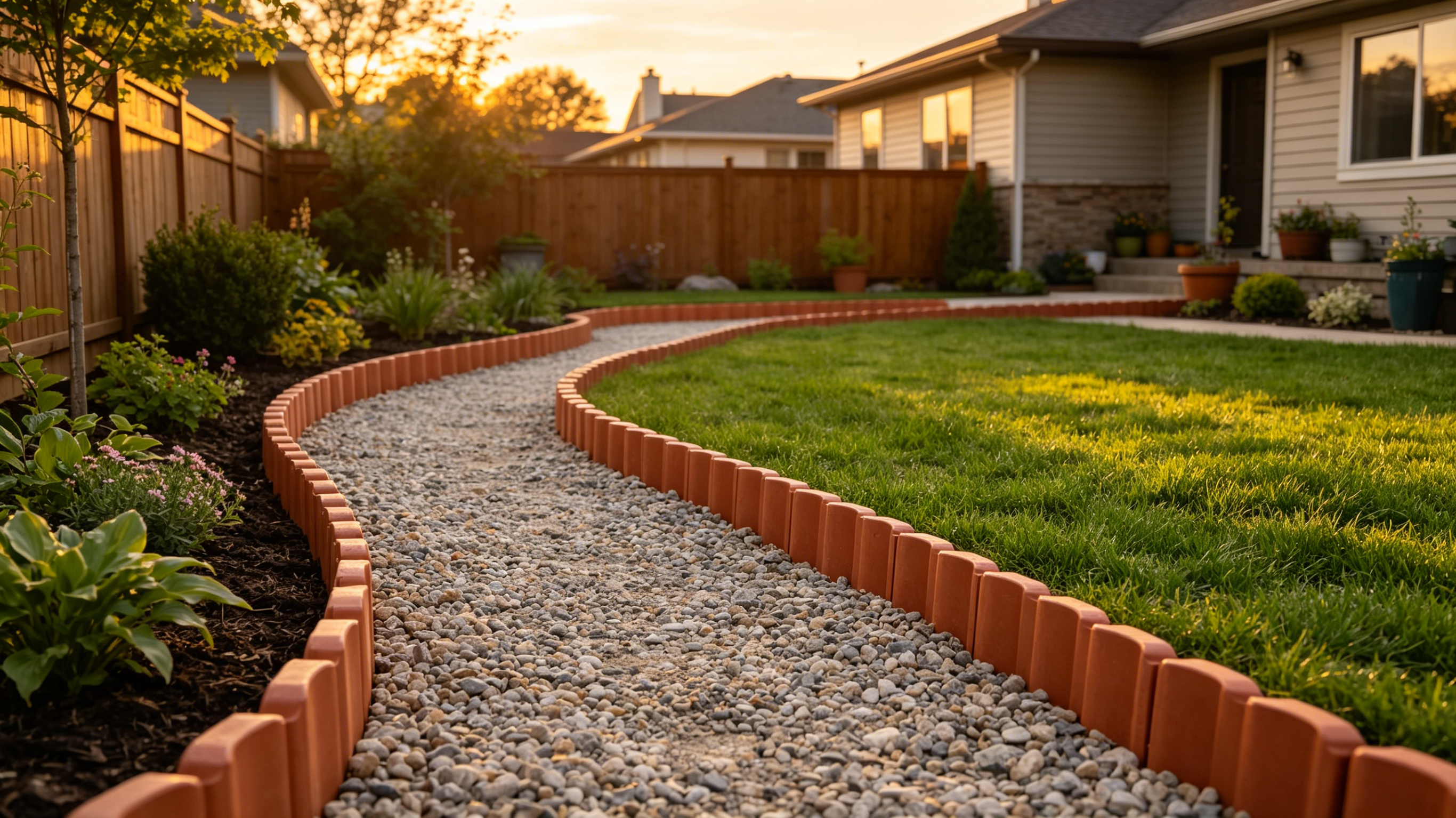 Stop Fighting Messy Garden Edges. Get the "Luxury Stone" Look in Minutes! 🧱 -- Buy 2 Free Shipping🔥🔥