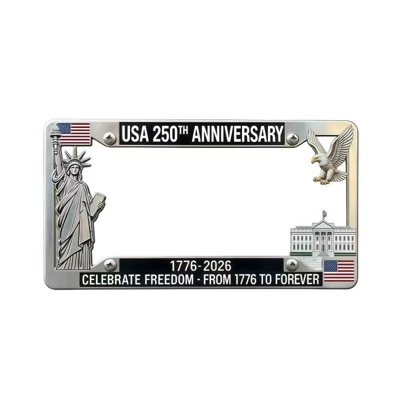 🔥LAST DAY 49% OFF-🦅250th Anniversary Commemorative License Plate Frame -- Buy 2 Free Shipping🔥🔥
