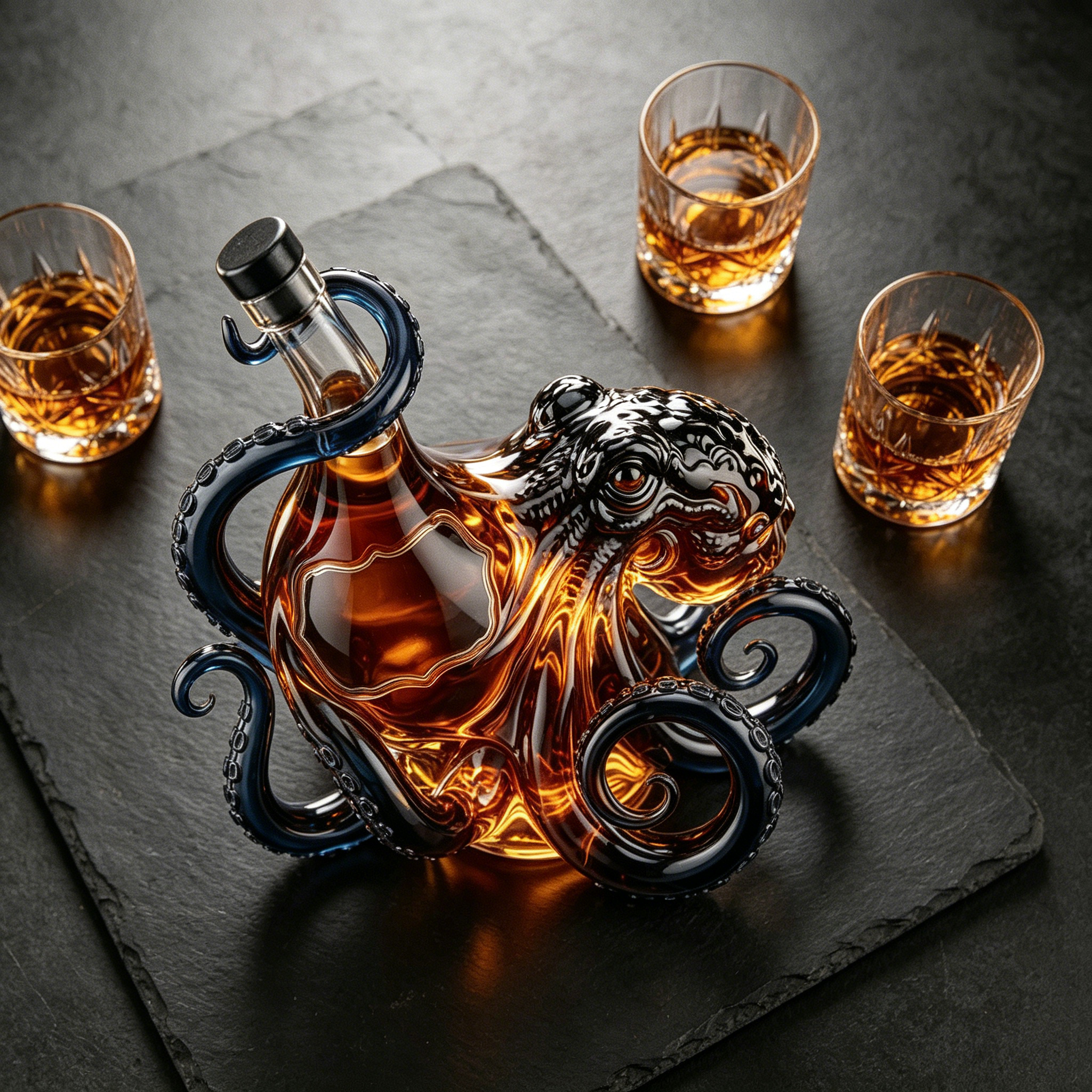 3D Sculpted Octopus Collector's Edition Bottle -- 🔥🔥Buy 2 Free Shipping