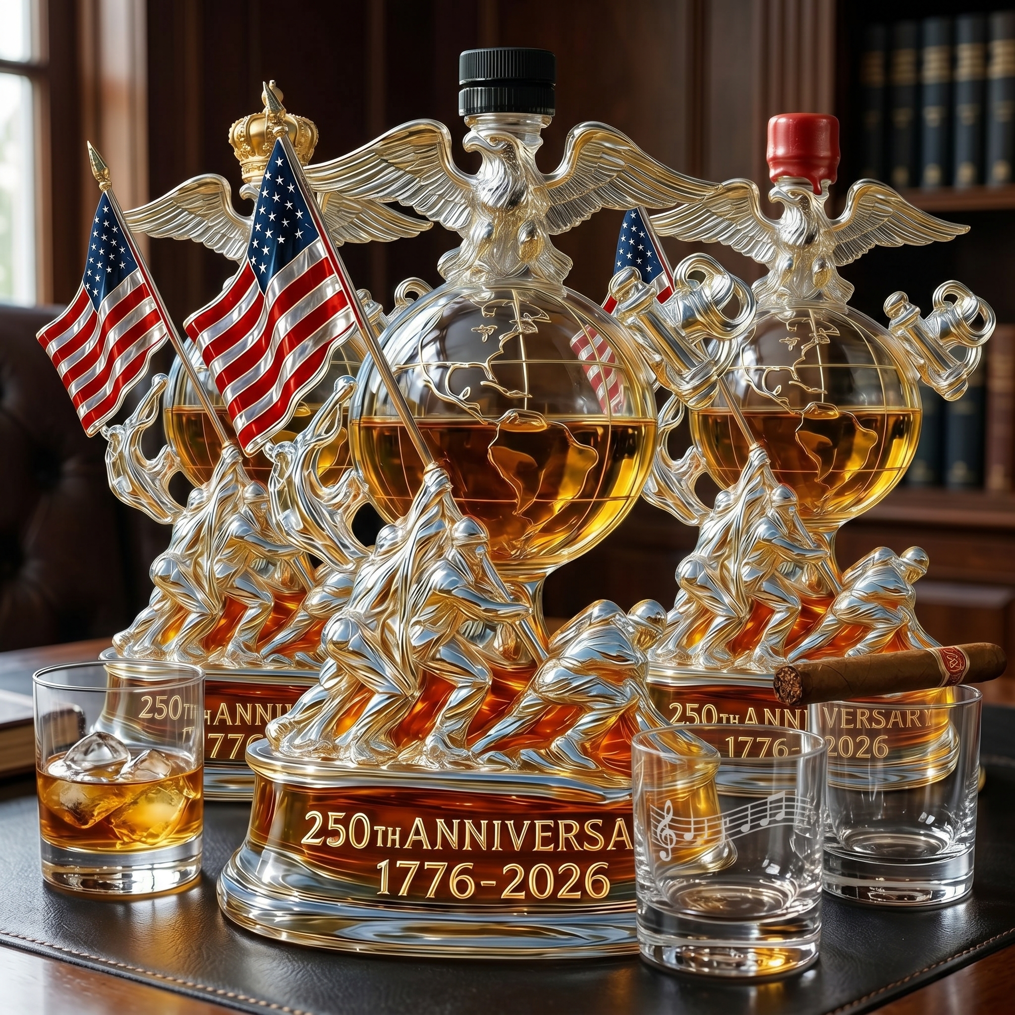 The Ultimate 250th Anniversary Commemorative Decanter -- Free Shipping🔥🔥