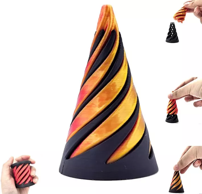 Impossible Pyramid Passthrough Sculpture