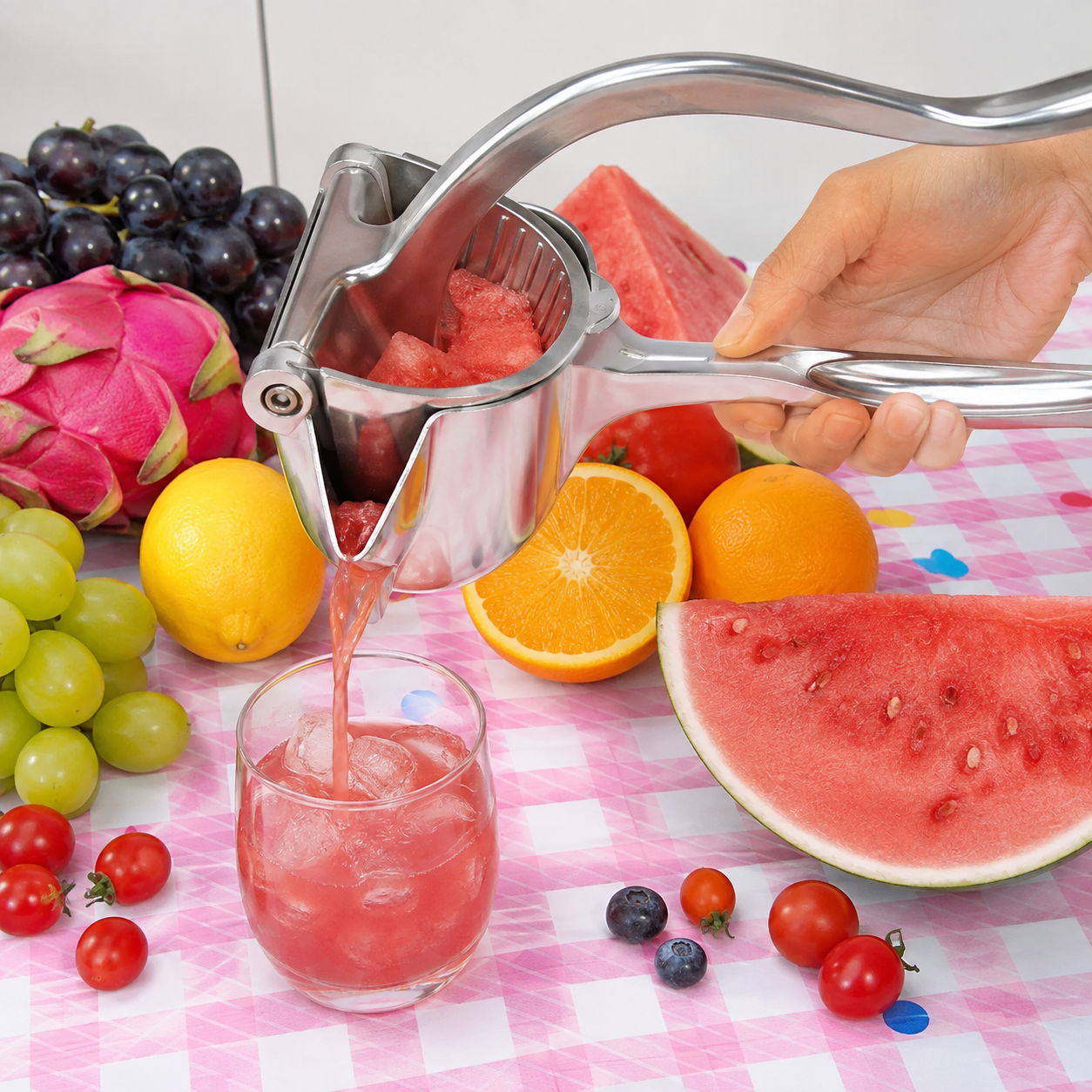 💥 Last Day 49% OFF – 🔥Stainless Steel Manual Fruit Juice Press