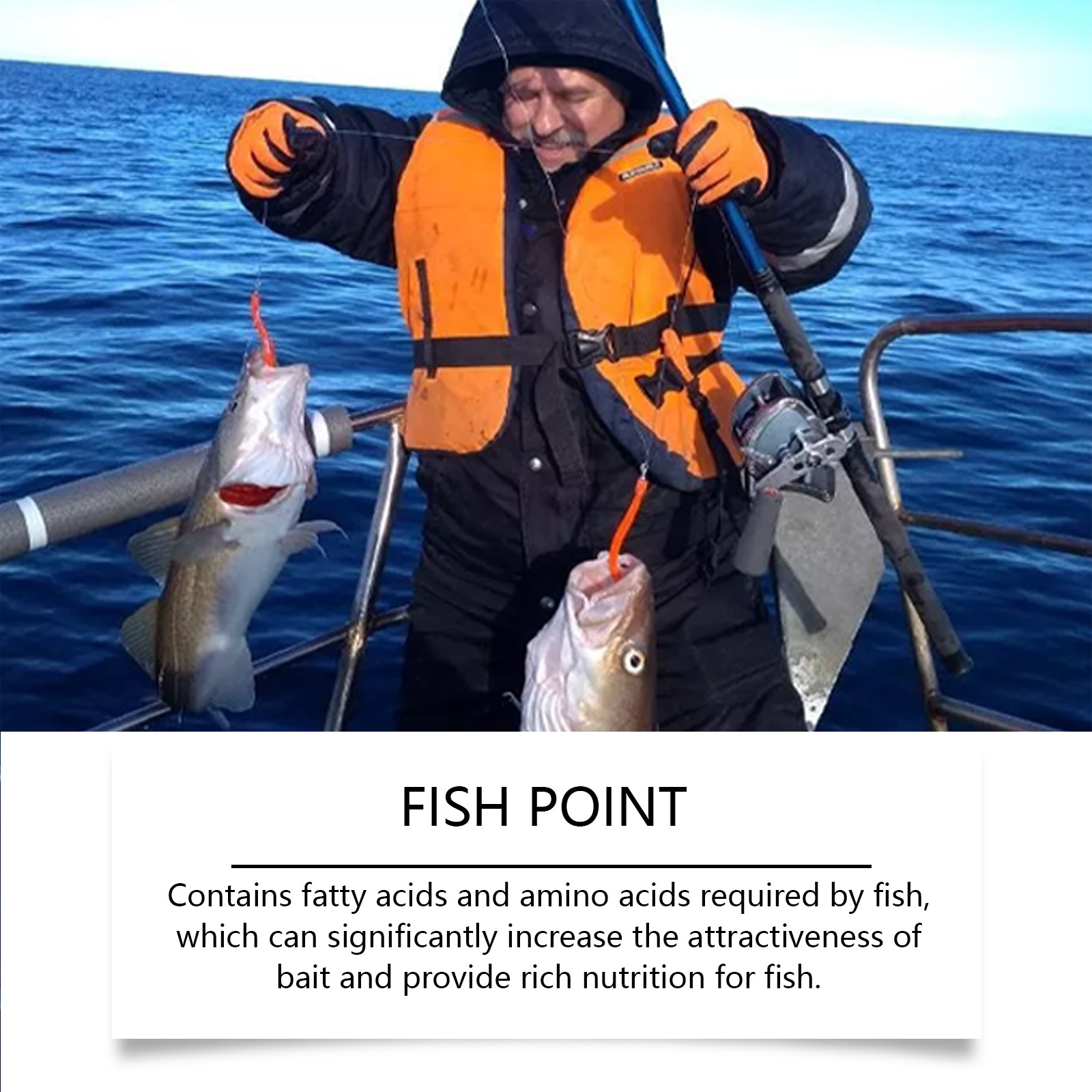 🎣 Concentrated Fish Attractant Liquid – 🐟Fast-Acting Red Worm Formula -- Buy 2 Free