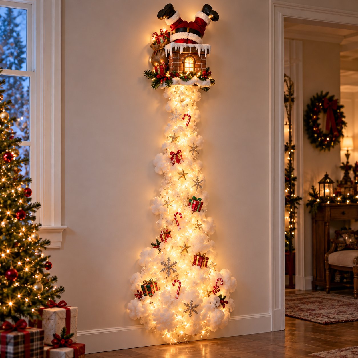 ✨Weihnachtszauber-Wandbeleuchtung – Ein Hauch von Weihnachtsmagie direkt an Ihrer Wand✨