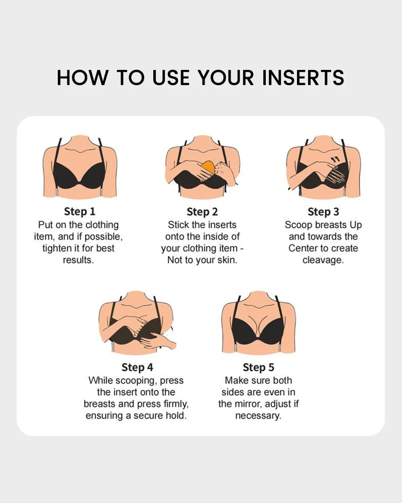 Instant Boost Breast Lift Sticky Insert Pads(2 Pairs) --🔥Free Shipping Over $39