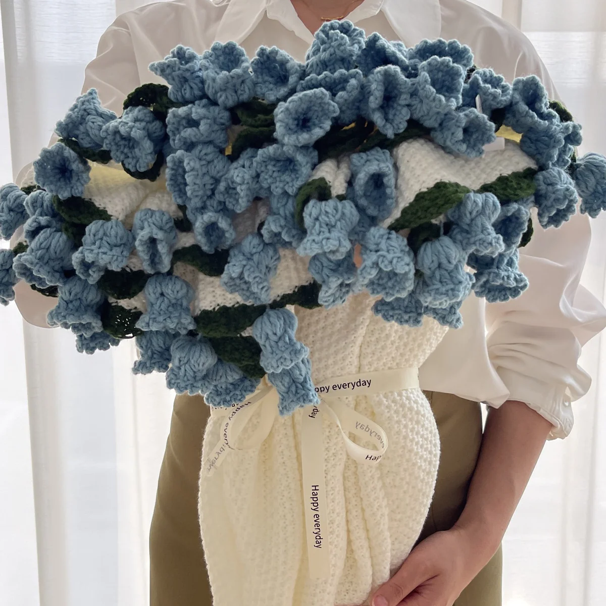 Give a Smile That Lasts Forever❤️❤️--Beyond Flowers: A Hand-Stitched Promise That Never Fades.