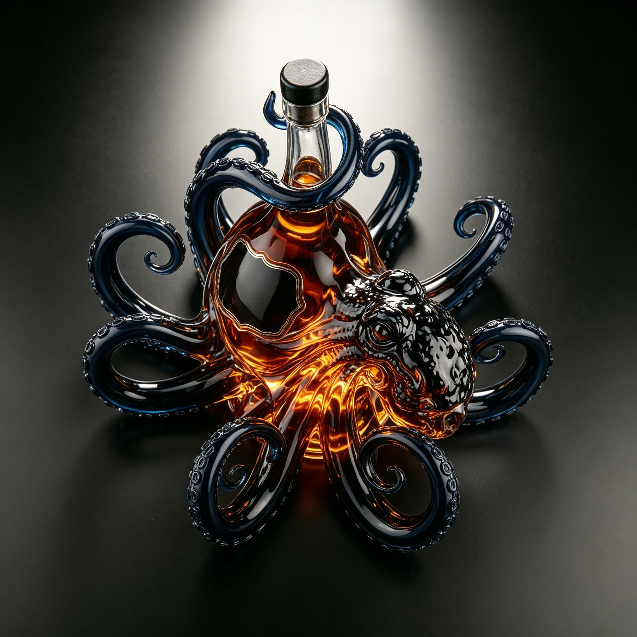 3D Sculpted Octopus Collector's Edition Bottle -- 🔥🔥Buy 2 Free Shipping