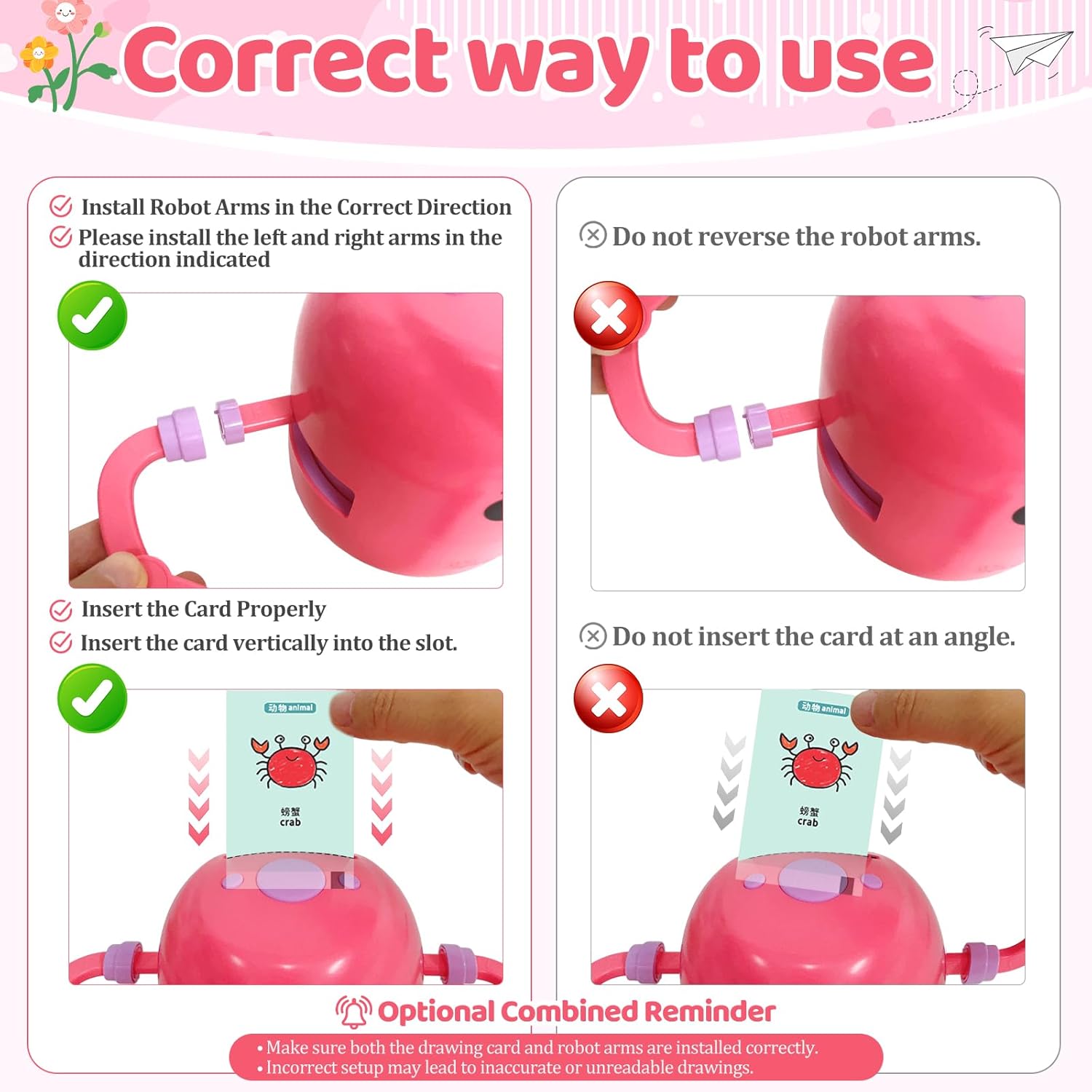 Drawing Robot for Kids with 150 Learning Cards and 17 Colorful Pens, Voice Interactive Educational Smart Art Painting Machine, Step-by-Step Drawing Guidance for Boys Girls Early Learning & STEM Toys