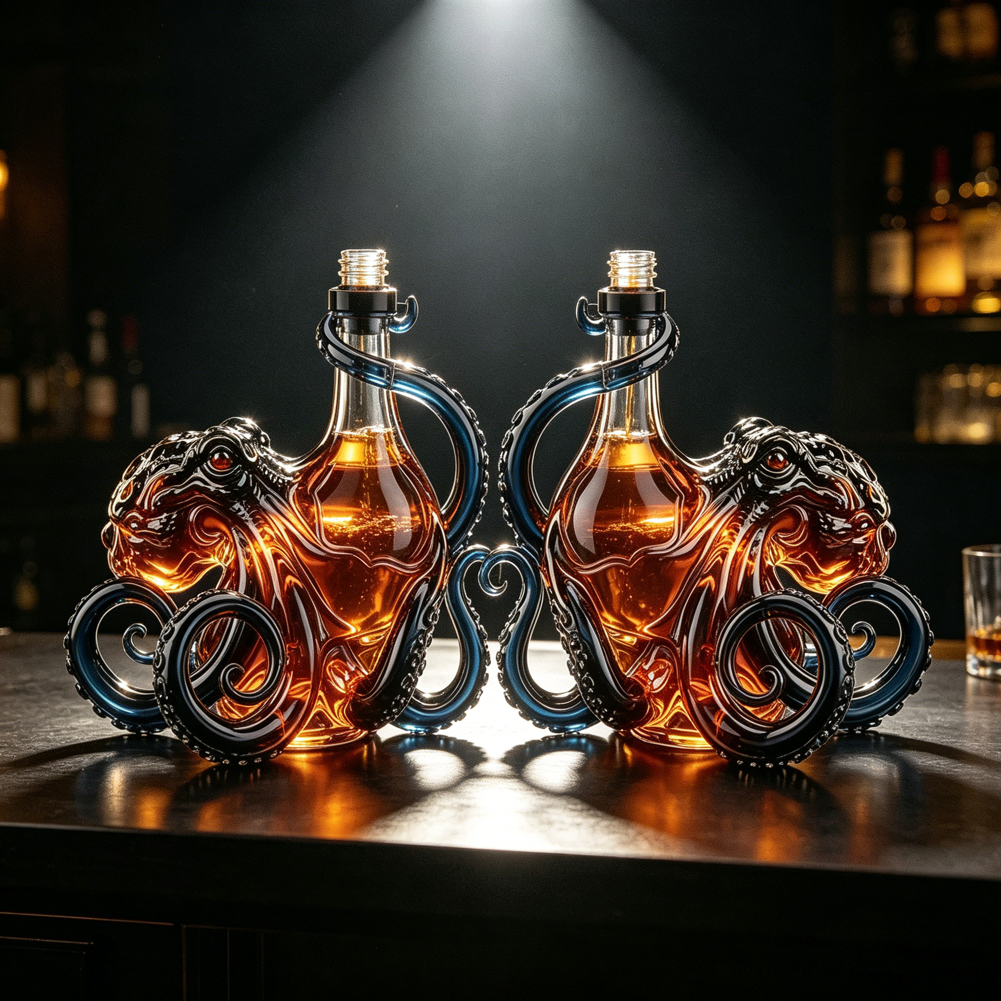 3D Sculpted Octopus Collector's Edition Bottle -- 🔥🔥Buy 2 Free Shipping