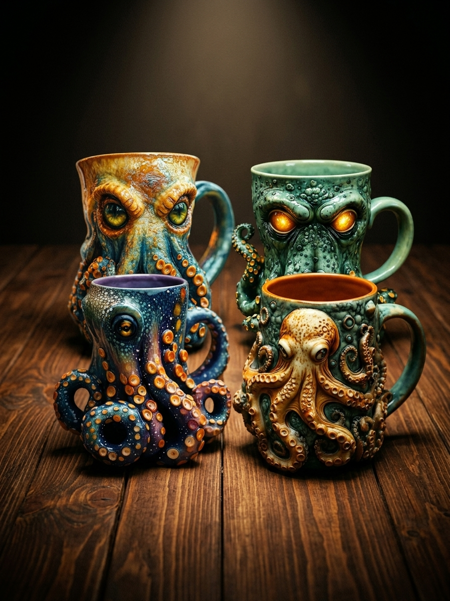 Cthulhu-Inspired Pirate Mug -- 🔥🔥Buy 2 Free Shipping