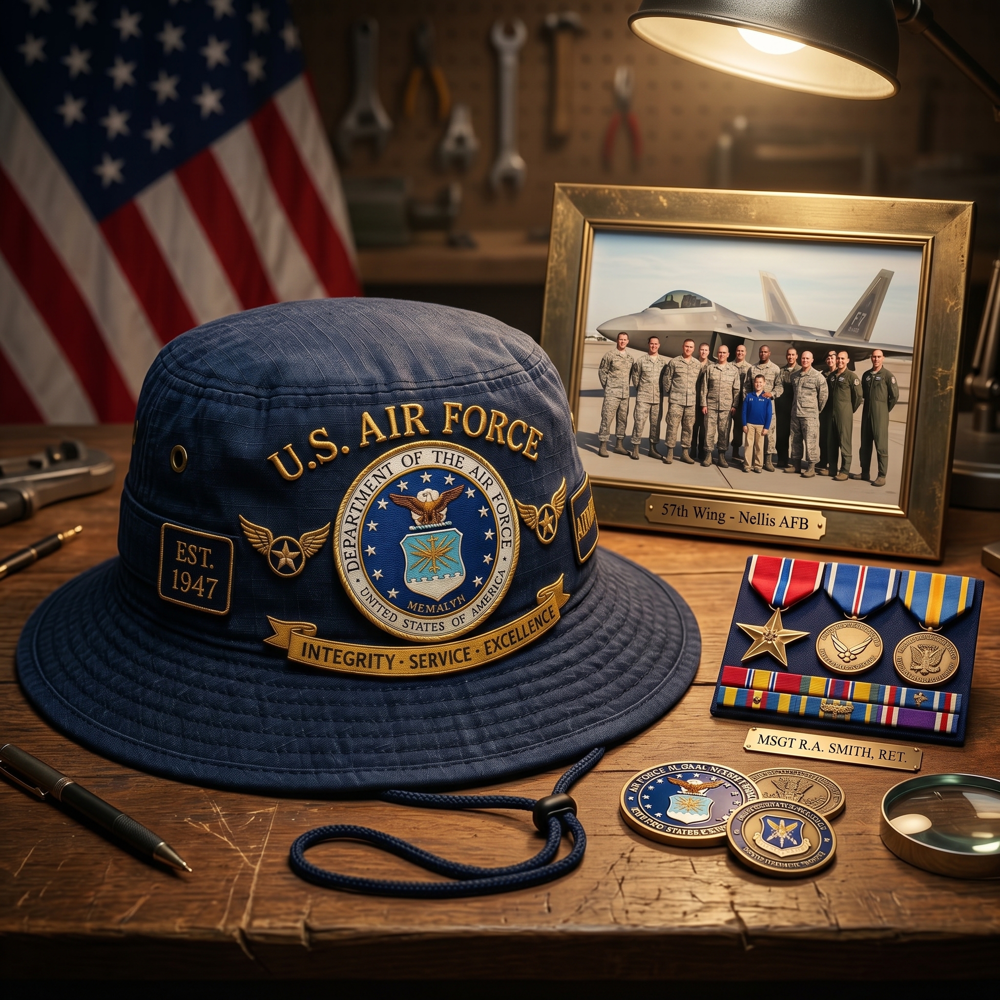 U.S. Air Force Veteran Boonie Hat — Built For Those Who Served