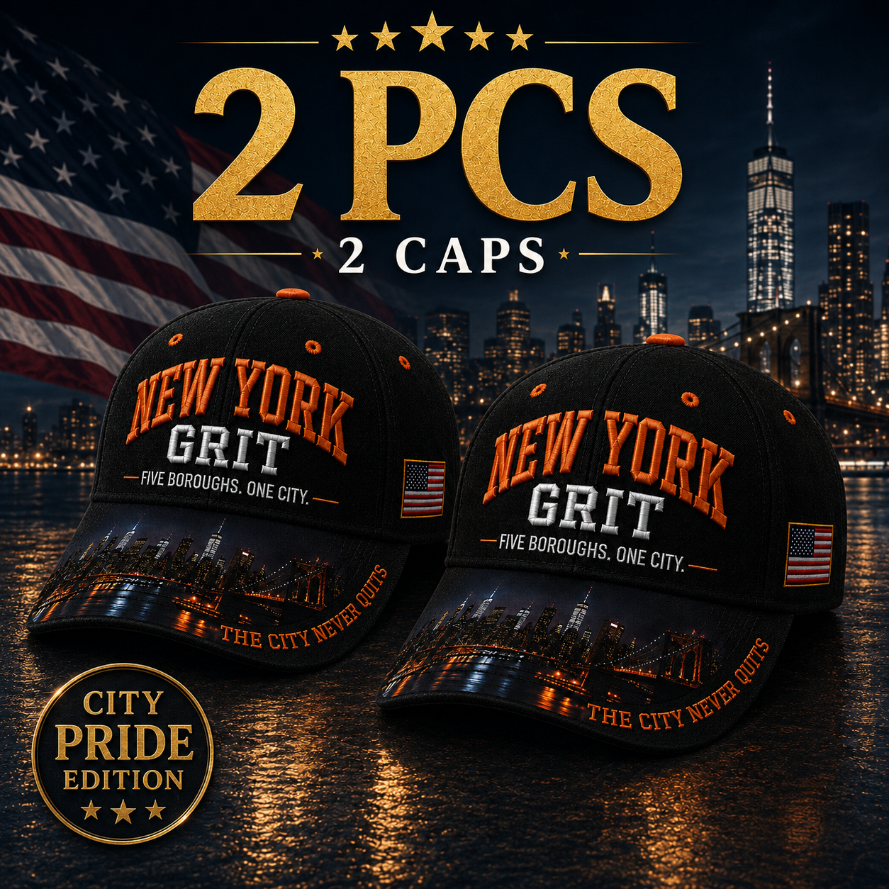 New York Grit City Pride Cap