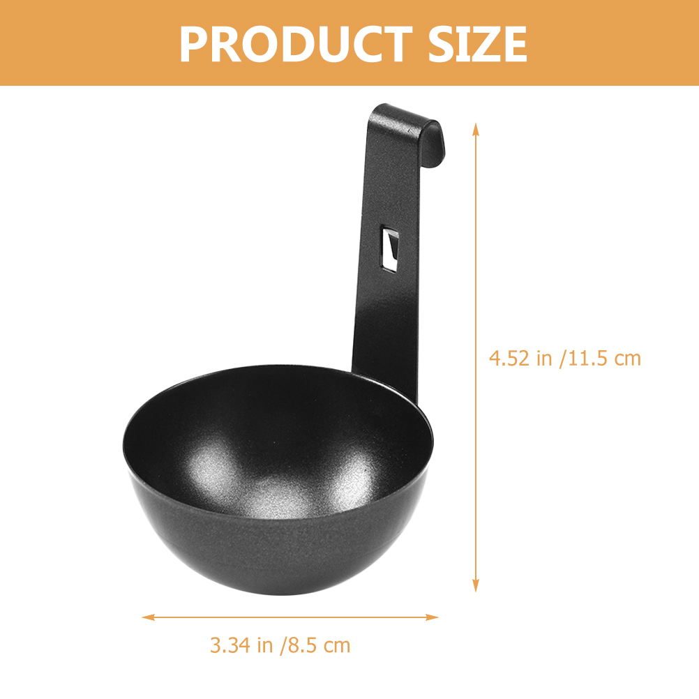 3 Pcs Stainless Steel Egg Cooker Frying Pan Household Gadgets Boiler for Eggs Microwave Holder Boiled Hard Skillet