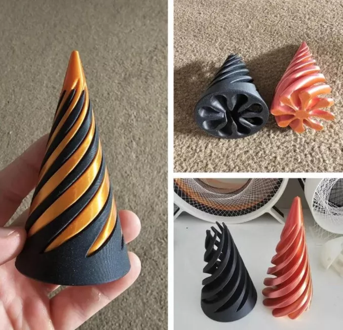 Impossible Pyramid Passthrough Sculpture